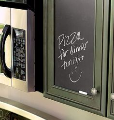 Kitchen Chalkboard Cabinet