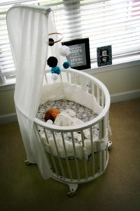 round portable cribs